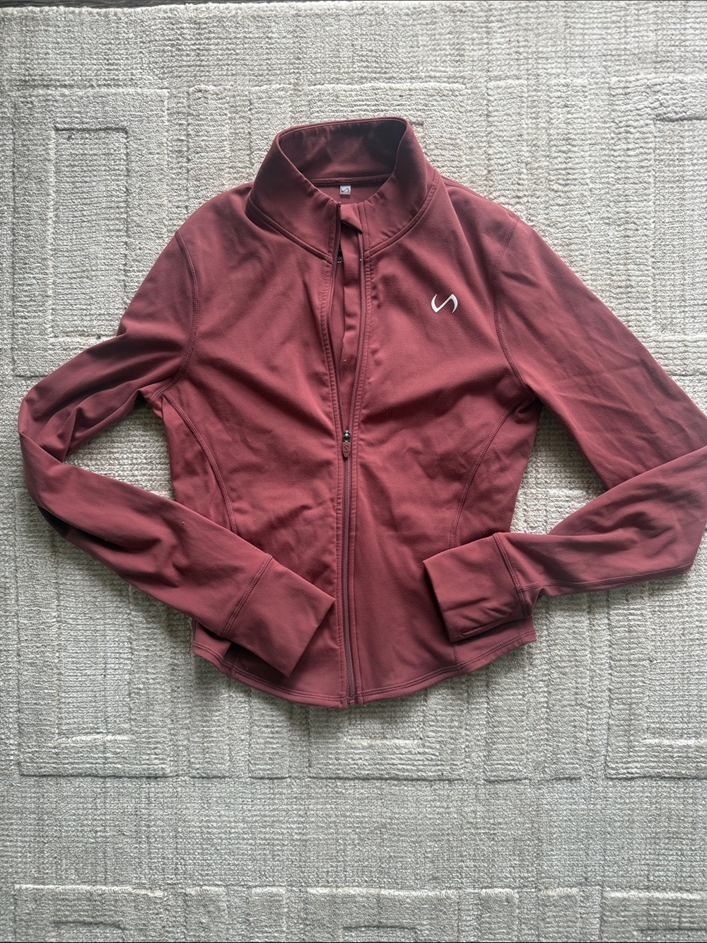 TLF Women's Zip-Up Crop Jacket- Apple Butter